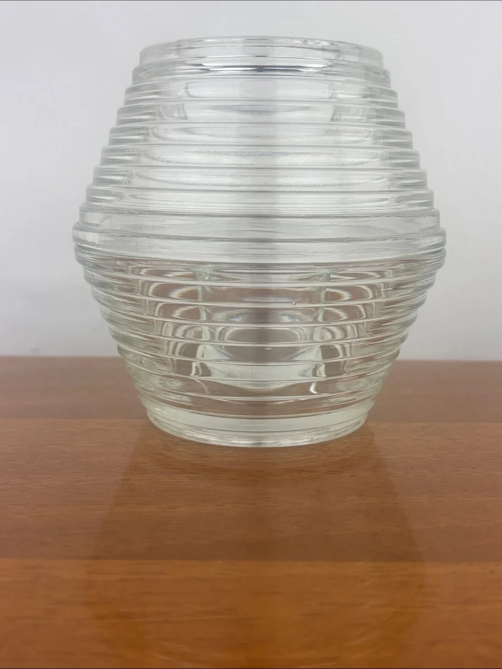 Vintage 1970s Indiana Glass “Maya” fairy lamp crystal clear